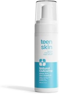 natural outcome Teen Skin Face Wash | Gentle Foaming Daily Boys & Girls Facial Cleanser Lotion | Natural Non-toxic Ingredients | For Teens, Preteens & Kids Looking to Prevent Acne | 5 oz