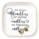 Titanape Friendship Gifts for Women Trinket Dish, Unique Gift for Friend Birthday Gifts, Wedding Gifts