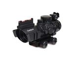 Goetland 4x32 Rifle Scope Tactical Prismatic Glass Crosshair Reticle with Fiber Optic Sight