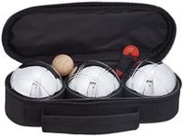 Relaxdays Boule, 3 Metal Balls, Set