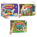 Kiddale 3-Pack Rhymes n Chimes, Hindi and English Panchatantra Musical Interactive Sound Books