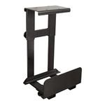 Stand Up Desk Store Adjustable CPU Holder | Under Desk Computer Mount - Tucks Bulky CPUs Under Your Standing Desk to Free Up Valuable Workspace