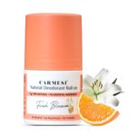 Carmesi Natural Underarm Roll On Deodorant for Women | 95% Natural + 5% Essential Ingredients | For Fresh Underarms | No Alcohol & Aluminium | Fresh Blossom | 50 ml