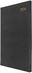 Collins Debden Essential A4 Diary Week to View Planner 2024 - Complete Planner 2024 Daily Weekly and Monthly - A4 Size (Black)