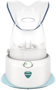 Vicks V1200 Personal Steam Inhaler with Soft Face Mask for Targeted Steam Relief, Aids with Sinus Problems, Congestion, Cough, Use with Soothing Menthol Vicks VapoPads