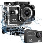 Lapras 𝟏𝟓 𝐘𝐞𝐚𝐫𝐬 𝐖𝐚𝐫𝐫𝐚𝐧𝐭𝐲 Ultra HD 4K/30fps Outdoor Mini Action Camera WiFi Remote Control Sport Camera Waterproof Pro Moto Helmet Sports Camera Action Camera Outdoor Adventures.
