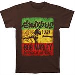 Bravado Men's Bob Marley Movement T-Shirt Brown