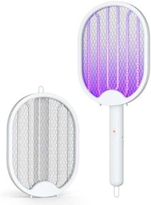 Mosquito Killer Bat with Uv Light Lamp Five Nights Mosquito Killer Autokill 2 in 1 Mosquito Racket 1200Mah Lithium Ion Rechargeable Battery Handheld Electric Fly Swatter Easy use Home6