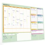 A3 Study and Revision Planner Pad - 52 Huge 42x30cm thick A3 sheets to plan and manage your exams and studies