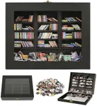 SIHPTO Anxiety Bookshelf with 300pcs Mini Books，Mini Bookshelf Ornament，Small Bookshelf for Book Lovers, Miniature Book Library,Stress-Relieving Gifts for Family and Friends