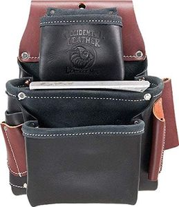 Occidental Leather B5060 3 Pouch Pro Fastener Bag - Black