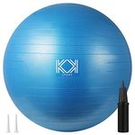 KK Exercise Ball Anti-Burst Gym Ball, Fitness Ball For Yoga, Pilates Training, Swiss Ball With Hand Pump