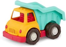 Wonder Wheels by Battat – Dump Truck – Toy Truck for Toddlers – Moveable Parts – Durable & Sturdy Construction Toy – Recyclable – Dump Truck