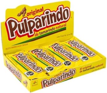 Pulparindo - Pulparindo originale messicano - Boemy by De La Rosa - Chuches - Caramelle - Spuntino di Tamarindo - 20 pezzi 14 gr.