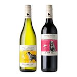 Leaps and Bounds Red Wine and White Wine Bundle | Chardonnay and Shiraz (2 x 75 cl)