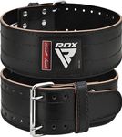 RDX Weight Lifting Belt for Men Women, IPL USPA Approved, 6mm Thick 100% Leather, 4” Powerlifting Back Support, Squat Deadlift Bodybuilding Exercise Fitness Gym Workout Strength Training up to 700 LBS