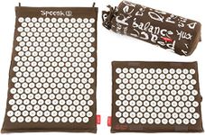 Spoonk Organic Hemp 2 Piece Combo: 1 regular & 1 travel size with EcoFoam - Made in USA (Terra Brown)