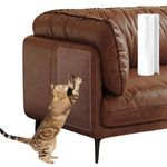 Cat Scratch Furniture Protector - Couch Protector from Cat Claws, Anti-Scratch Leather Sofas Protection, Easy to Remove & No Trace, 7.9" x 196.8"