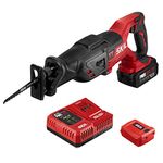 SKIL PWRCore20 Brushless 20V Reciprocating Saw Kit with 4.0Ah Battery, PWR Jump Charger, and PWR Assist USB Adapter - RS5884-1A