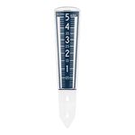 La Crosse 704-1531B-INT Large Magnifying Easy Read 5-Inch Capacity Acrylic Rain Gauge in Navy Blue