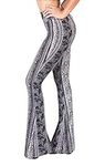 SATINA High Waisted Wide Leg Pants for Women | Women’s Palazzo Pants | Flared Leggings in Regular & Plus Sizes | 10 Colors