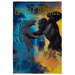 Godzilla Vs. Kong Fleece Blanket - Battle Royale Design - Bed Throw Super Soft Blanket - 100 x 150cm