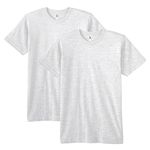 American Apparel Men's Fine Jersey T-Shirt, Style G2001, 2-Pack, Ash Grey (2-Pack), Large