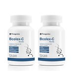 Trexgenics Bcolex-C One-a-day Complete B-Complex with B12 -Vit.C -Inositol 100mg, Energy, Immunity & Nervous System (60 Veg. Capsules) (Pack of 2)