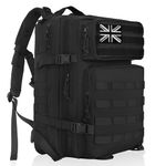 OUUTMEE Military Tactical Backpack(20L/25L/35L/40L/45L), MOLLE Rucksack for Men Women, Army Assult Camouflage Hunting Daypack 3 Day Bug Out Bag Laptop Bag for Hiking,Travel,Camping,Outdoor Adventures