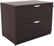 Alera Valencia Series Lateral File, 2 Legal/Letter-Size File Drawers, Espresso, 34" x 22.75" x 29.5"