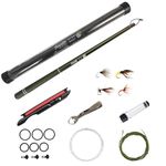 Aventik Freshstart Tenkara Rod Dark Green (Dark Green Rod Kit, 8FT)
