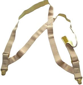 Hold-Ups No-buzz Undergarment 1 1/2 Wide Trucker Style Hip Clip Suspenders