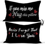 Rusenbao Hug Miss You Pillow Covers