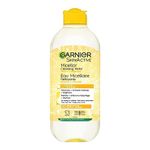 Garnier Micellar Cleansing Water, All-in-One Makeup Remover & Face Cleanser With Vitamin C, Hypoallergenic, All Skin Types Even Sensitive Skin, 400 ml