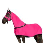 RESISTANCE Premium Horse Sleazy Full Body Slickers with Zipper Face and Forelock Saver - Horse Slinky Full Body