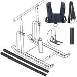 Weight Sled for Training Outdoor/Indoor, Workout Sled Push Pull Weighted Sled Football Speed Fitness Exercise Gym Equipment. Muscle Strength & Explosive Power.Adjust Height Suit for 1”&2” Weight Plate