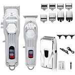 2Pcs Electric Hair Clippers & Trimm