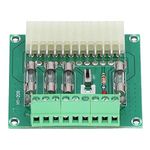 ATX Power Adapter Board ATX Transfer Board Desktop ATX Power Supply Adapter Module Wiring Breakout Board for 24PIN 20PIN Desktop Interface