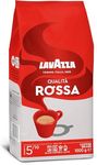 Lavazza, Qualità Rossa, Coffee Beans, with Aromatic Notes of Chocolate and Dried Fruit, Arabica and Robusta, Intensity 5/10, Medium Roasting, 1 Kg