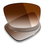 Mryok UV400 Replacement Lenses for Spy Optic Cyrus - Brown Gradient Tint