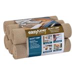 Duck Select Grip Easy Liner Shelf Liner, Under Cabinet Multipack, 6-Rolls, Each 20" Width, 6' Length, Brownstone