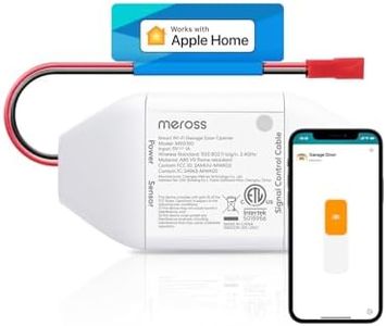 meross Smart Garage Door Opener Remote, Compatible with Apple HomeKit, Amazon Alexa, Google Assistant, Carplay and SmartThings, No Hub Needed