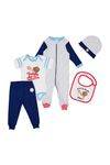 Gertex 5-Piece Layette Sport Set Gift Bundle for Babies & Infants | (Baseball, 0-3 Months)