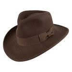 Dorfman Pacific Indiana Jones Hats Promotional Fedora - Brown XL