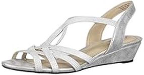 LifeStride Womens Yaya, Silver, 9