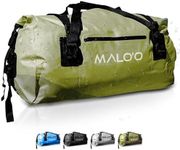 Malo'o Waterproof Dry Bag Duffel 40L/60L/100L, Roll Top Duffel Keeps Gear Dry for Kayaking, Rafting, Boating, Swimming, Camping, Hiking, Beach, Fishing - Internal & External Pockets and Molle Loops