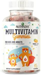 Nutrazee Multivitamin Gummies for Kids 2-6 & 7+ Years, Men & Women| Essential Vitamins With Biotin For Growth & Development| 45 Gummy Bears