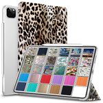 DuraSafe Cases for iPad Pro 12.9 inch 4th Generation 2020 PC Cover A2229 MY2H2HN/A MY2J2HN/A A2069 MXAT2HN/A MXAV2HN/A MXAU2HN/A MXAW2HN/A A2233 MY3K2HN/A MY3J2HN/A MXFY2HN/A MXG02HN/A - Leopard