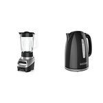 BLACK+DECKER PowerCrush Multi-Function Blender with 6-Cup Glass Jar + 1.7L Rapid Boil Electric Kettle (Cordless)