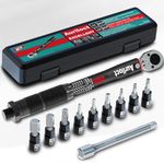 Aurlloct 1/4 inch Drive Click Torque Wrench 5-55 Nm, Bicycles & Motorcycles, 11 Pieces